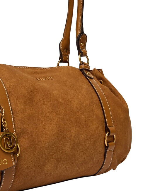GINESA Sac bandouli&egrave;re, avec bandouli&egrave;re chameau - Sacs pour Femme