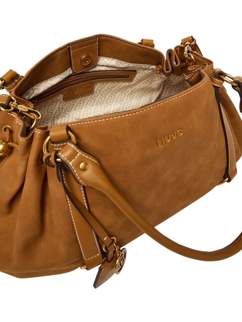 GINESA Sac bandouli&egrave;re, avec bandouli&egrave;re chameau - Sacs pour Femme