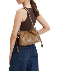 LIUJO RICCY Sac bandouli&egrave;re, avec cha&icirc;ne moka - Sacs pour Femme - 2