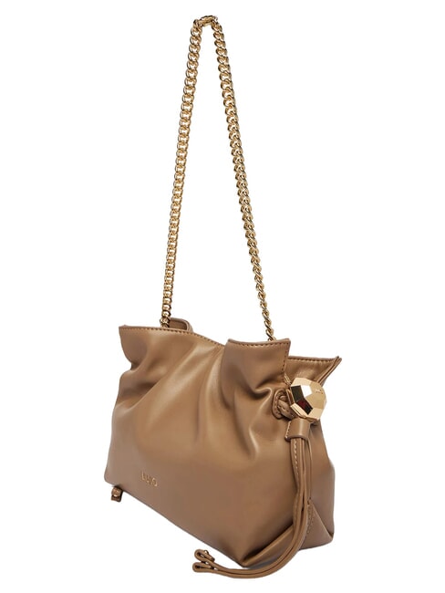 RICCY Sac bandouli&egrave;re, avec cha&icirc;ne moka - Sacs pour Femme