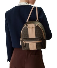 LIUJO EMATITE Sac &agrave; dos avec poche avant brun fonc&eacute;/poudre fonc&eacute;e - Sacs pour Femme - 2