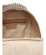 LIUJO EMATITE Sac &agrave; dos avec poche avant brun fonc&eacute;/poudre fonc&eacute;e - Sacs pour Femme - 6