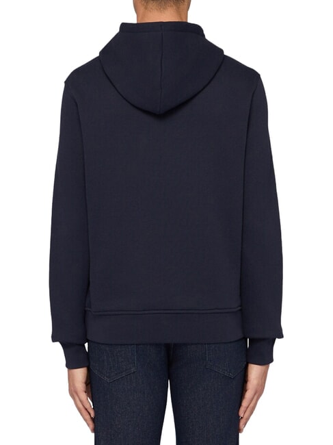 JERSEY Sweatshirt &agrave; capuche bleu marine - Pulls molletonn&eacute;s