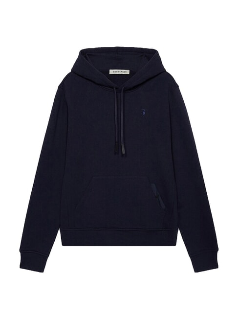 JERSEY Sweatshirt &agrave; capuche bleu marine - Pulls molletonn&eacute;s