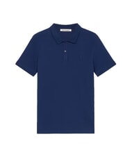 TRUSSARDI SLIM PIQUET polo &agrave; manches courtes bleu marine - chemise polo - 3