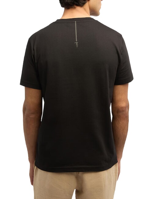 REGULAR LOGO T-shirt en coton noir - T-shirt