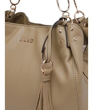LIUJO CIRRY Sac bandouli&egrave;re &agrave; double poign&eacute;e boue - Sacs pour Femme - 4