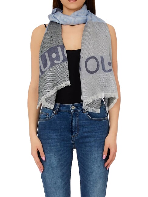 LOGO Foulard jean - &Eacute;charpes