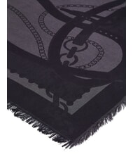 LIUJO LOGO Foulard NOIR - &Eacute;charpes - 3
