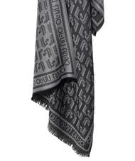 LIUJO LOGO Foulard NOIR - &Eacute;charpes - 3