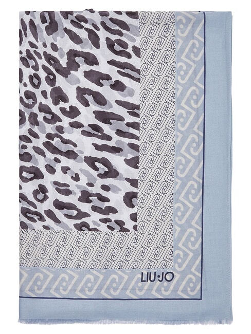 ANIMALIER Foulard bleu poussi&eacute;reux - &Eacute;charpes