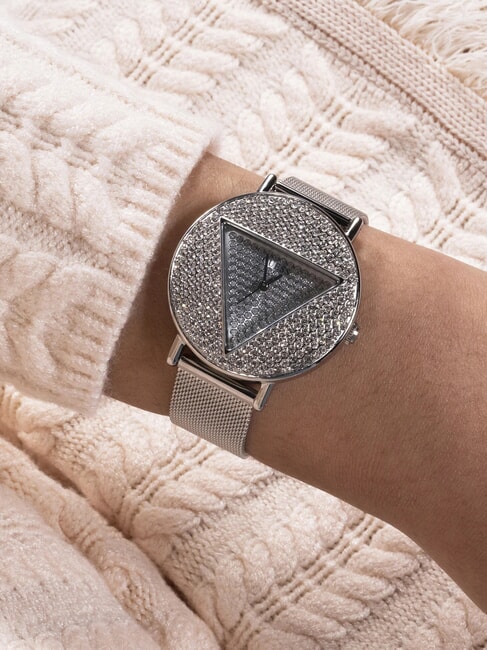 ICONIC montre &agrave; affichage de l'heure uniquement acier - Montres