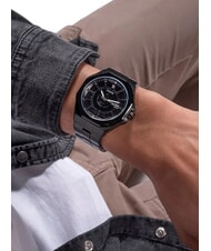 GUESS EMPEROR Horloge de l'heure et de la date noir - Montres - 2