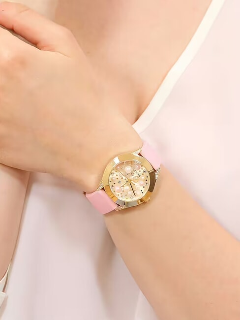 PEARL montre &agrave; affichage de l'heure uniquement rose - Montres