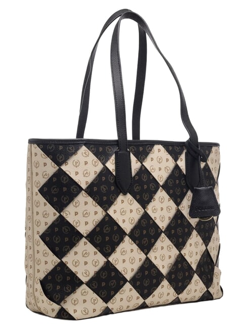 HERITAGE sac bandouli&egrave;re ivoire noir - Sacs pour Femme