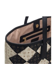 POLLINI HERITAGE sac bandouli&egrave;re ivoire noir - Sacs pour Femme - 3