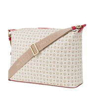 POLLINI HERITAGE sac bandouli&egrave;re ivoire rouge - Sacs pour Femme - 3