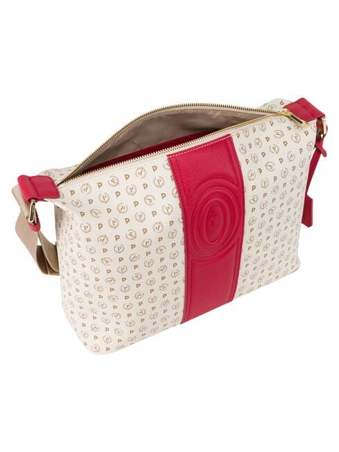 HERITAGE sac bandouli&egrave;re ivoire rouge - Sacs pour Femme