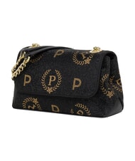 POLLINI HERITAGE Mini sac bandouli&egrave;re, avec cha&icirc;ne Noir - Sacs pour Femme - 2