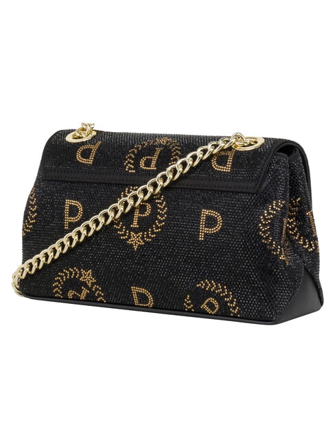 HERITAGE Mini sac bandouli&egrave;re, avec cha&icirc;ne Noir - Sacs pour Femme
