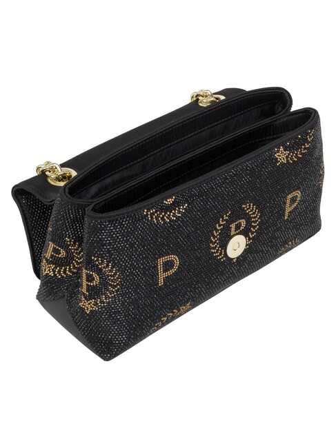 HERITAGE Mini sac bandouli&egrave;re, avec cha&icirc;ne Noir - Sacs pour Femme