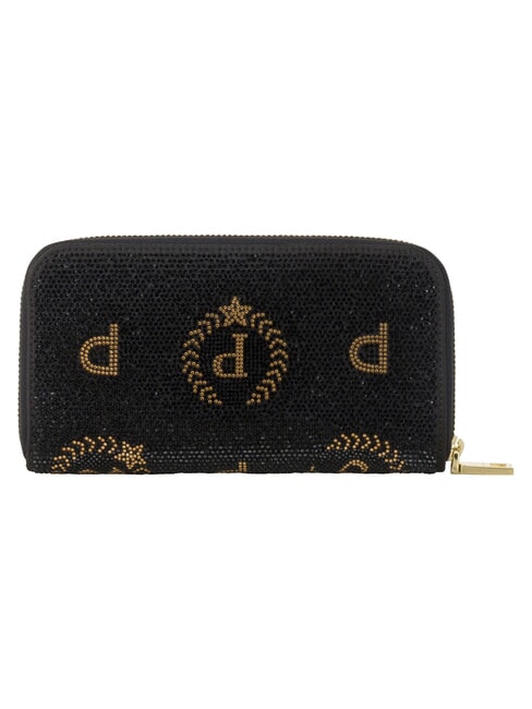 HERITAGE Grand portefeuille zipp&eacute; Noir - Portefeuilles Femme