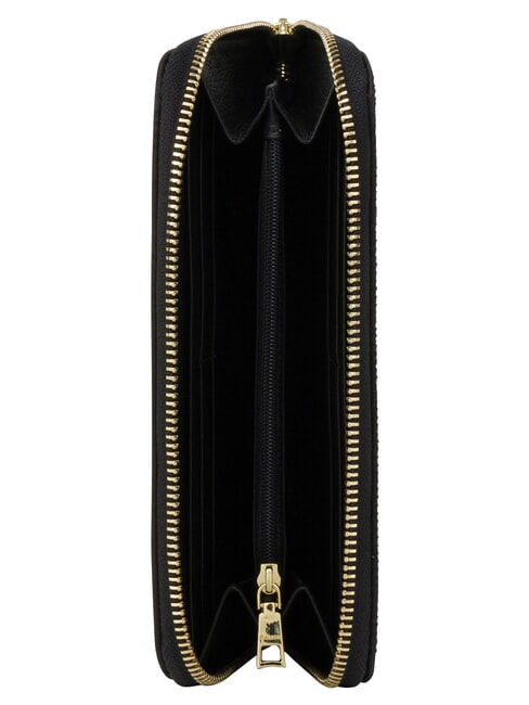 HERITAGE Grand portefeuille zipp&eacute; Noir - Portefeuilles Femme