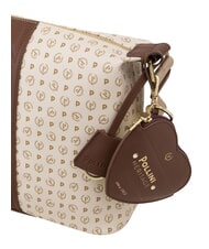 POLLINI HERITAGE sac bandouli&egrave;re ivoire brun - Sacs pour Femme - 5