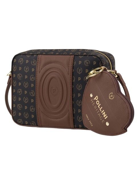 HERITAGE Mini sac bandouli&egrave;re brun noir - Sacs pour Femme
