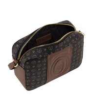 POLLINI HERITAGE Mini sac bandouli&egrave;re brun noir - Sacs pour Femme - 4