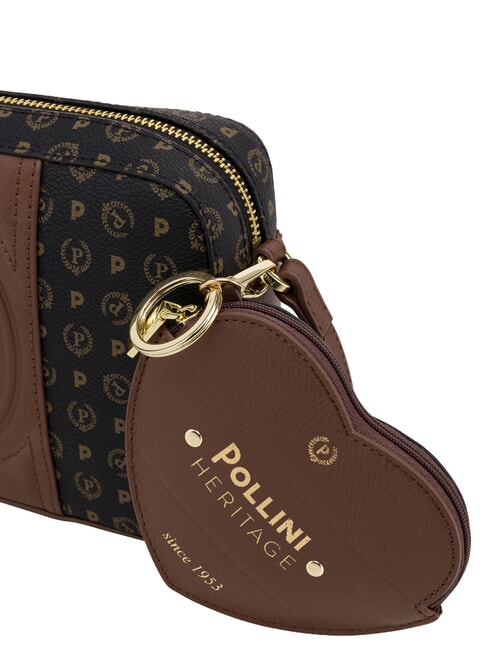 HERITAGE Mini sac bandouli&egrave;re brun noir - Sacs pour Femme