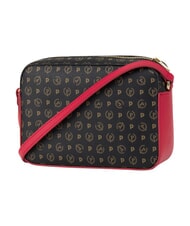 POLLINI HERITAGE Mini sac bandouli&egrave;re noir rouge - Sacs pour Femme - 3