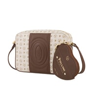 POLLINI HERITAGE Mini sac bandouli&egrave;re ivoire brun - Sacs pour Femme - 2