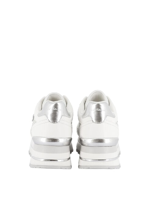 RYTA Baskets blanc argent&eacute; - Chaussures Femme