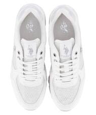 U.S. POLO ASSN. RYTA Baskets blanc argent&eacute; - Chaussures Femme - 4