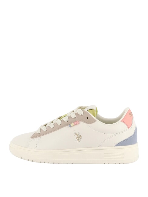KOSMO Baskets pour femmes blanc cass&eacute; bleu clair - Chaussures Femme