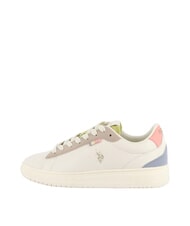 U.S. POLO ASSN. KOSMO Baskets pour femmes blanc cass&eacute; bleu clair - Chaussures Femme - 2