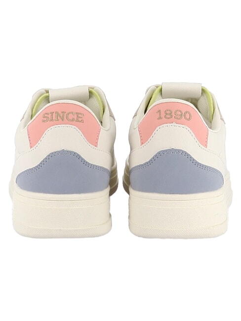 KOSMO Baskets pour femmes blanc cass&eacute; bleu clair - Chaussures Femme