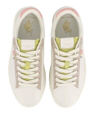 U.S. POLO ASSN. KOSMO Baskets pour femmes blanc cass&eacute; bleu clair - Chaussures Femme - 4