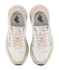 U.S. POLO ASSN. SENEKA Baskets blanc-rose clair - Chaussures Femme - 4
