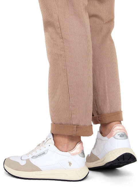 SENEKA Baskets blanc-rose clair - Chaussures Femme