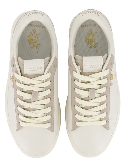 KOSMO Baskets pour femmes blanc cass&eacute;-rose - Chaussures Femme