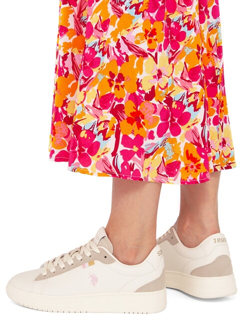 KOSMO Baskets pour femmes blanc cass&eacute;-rose - Chaussures Femme
