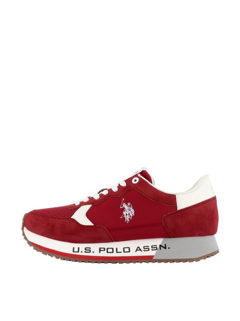 CLEEF Baskets pour hommes ROUGE - Chaussures Homme