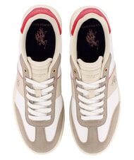 U.S. POLO ASSN. CAMPY Baskets blanc cass&eacute;-rouge - Chaussures Homme - 4