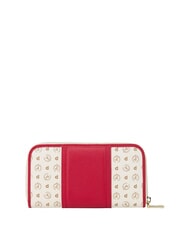 POLLINI HERITAGE Grand portefeuille zipp&eacute; ivoire rouge - Portefeuilles Femme - 2