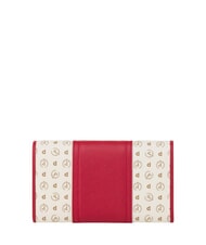 POLLINI HERITAGE Grand portefeuille avec porte-cartes ivoire rouge - Portefeuilles Femme - 2