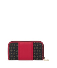 POLLINI HERITAGE Grand portefeuille zipp&eacute; noir rouge - Portefeuilles Femme - 2