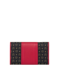 POLLINI HERITAGE Grand portefeuille avec porte-cartes noir rouge - Portefeuilles Femme - 2