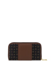 POLLINI HERITAGE Grand portefeuille zipp&eacute; brun noir - Portefeuilles Femme - 2